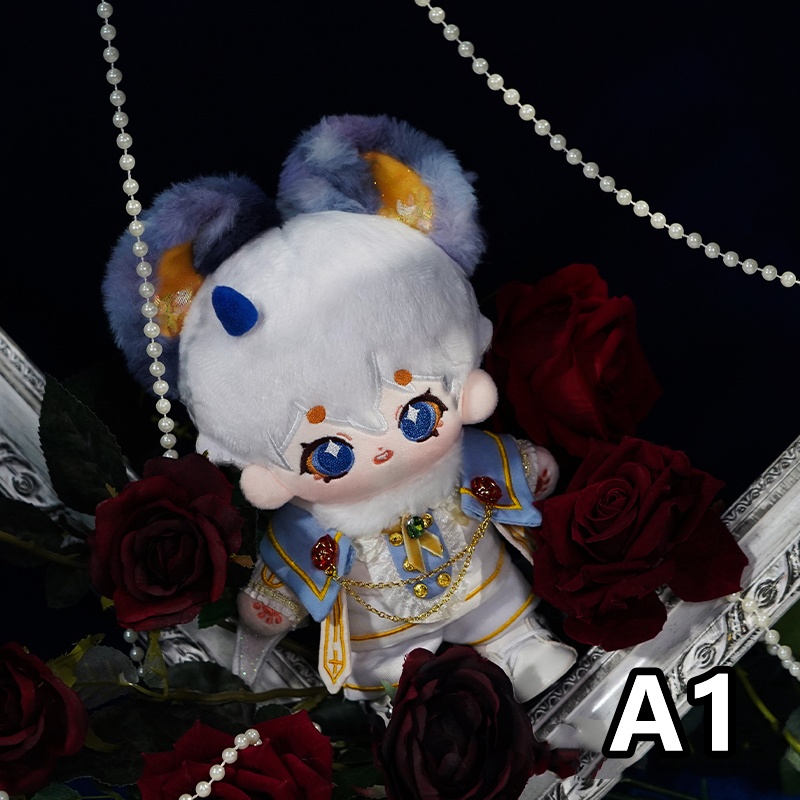 双子 白夜 オーロラ 20cm 着せ替えぬいぐるみ 無属性 獣耳付け男の子 着せ替え人形 綿人形 コットンドール キャラクターぬいぐるみ cotton doll