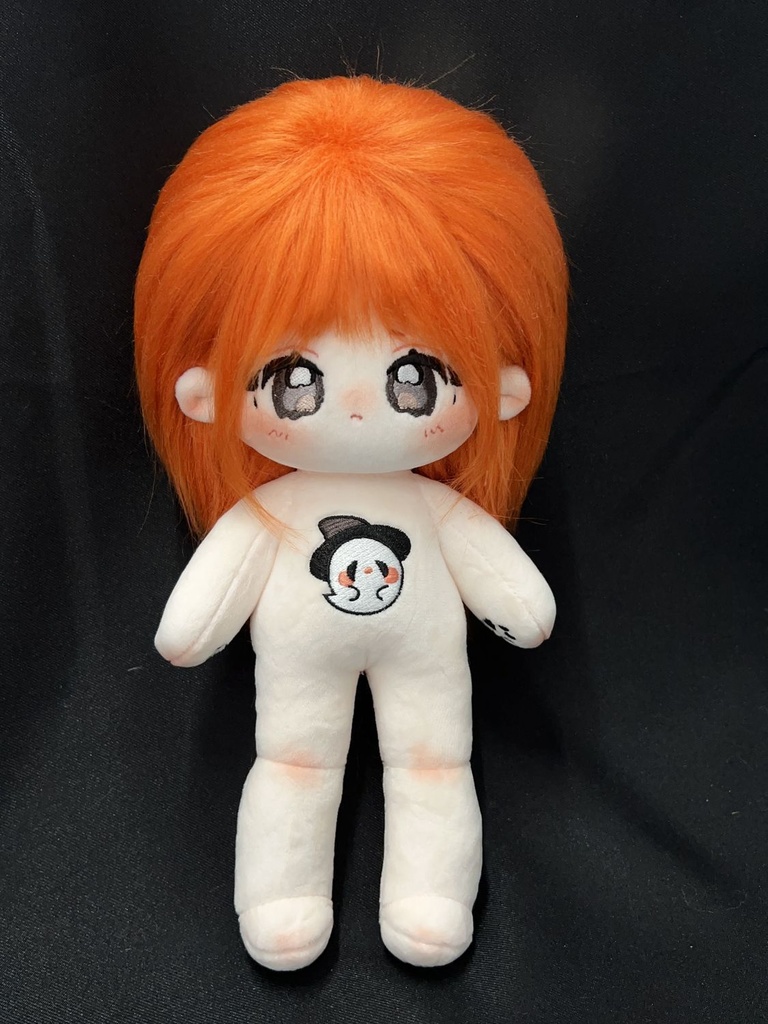 長い脚 25cm 着せ替えぬいぐるみ 無属性 ぬいぐるみ 小詭橘 獣耳付け女の子 オレンジ色の髪黒い瞳着せ替え人形 綿人形 コットンドール キャラクターぬいぐるみ