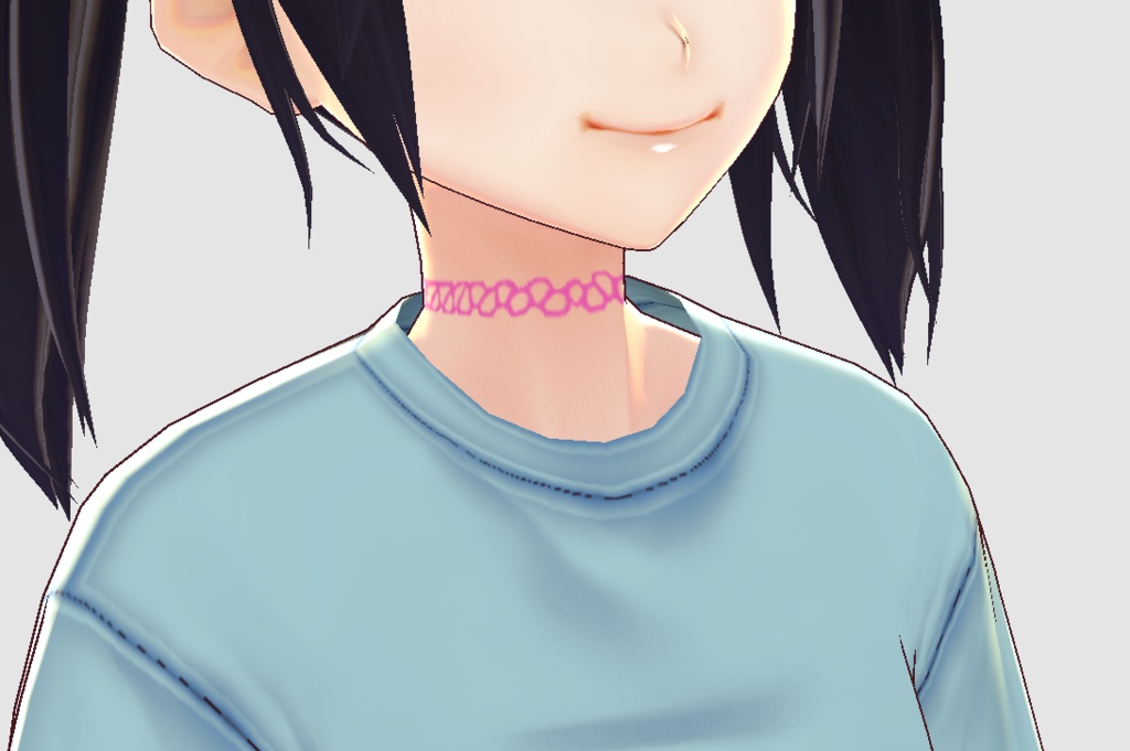 90's Style Tattoo Choker - Pink and Black Versions