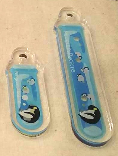 試験管ペンギン:アクリルキーホルダー