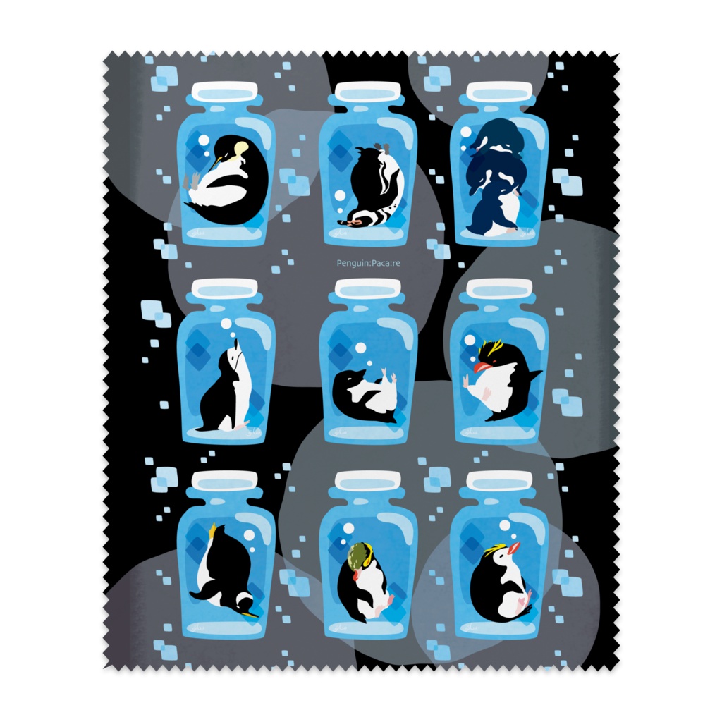 ペンギンボトル（メガネ拭き）