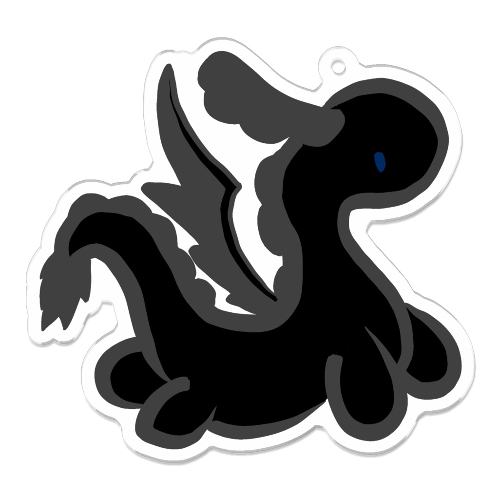 オリジナルキャラ レス(ドラゴンの姿) アクリルキーホルダー