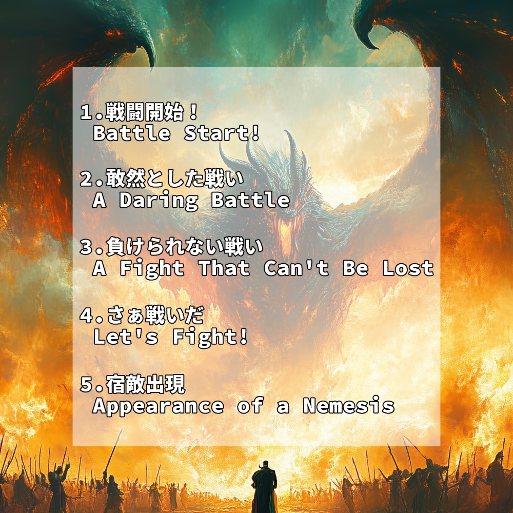 どこでも使えるBGM素材集 VOL.10 戦闘曲