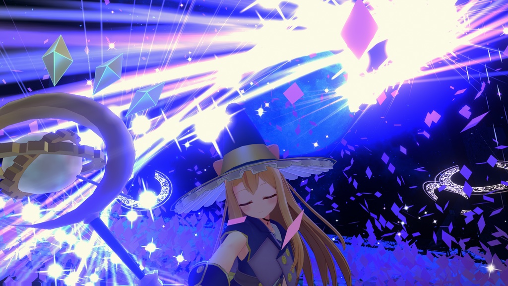 VRChat用魔法Particle「エンチャント:ステラドリズル」