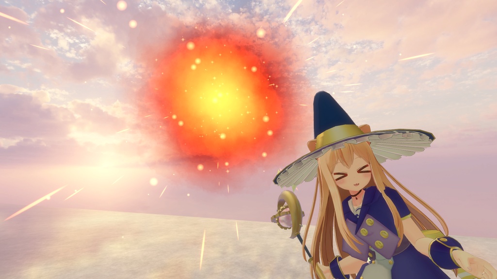 VRChat用魔法Particle「マルチエレメンタリー」セット