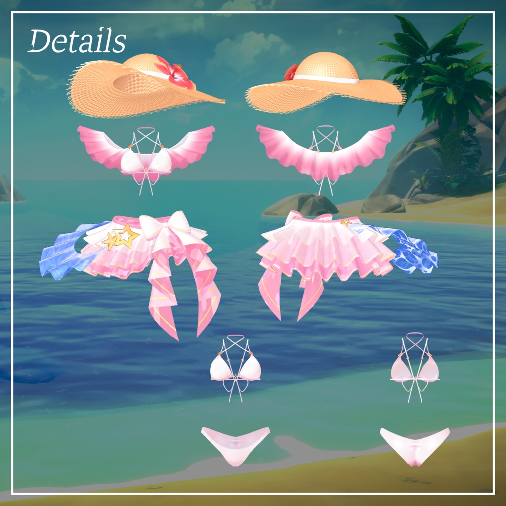 【6アバター対応】 ✨️🏖️PrimaStella☆Summer🏖️✨️