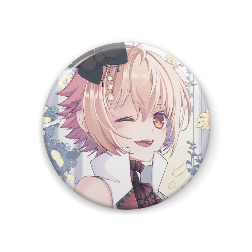 缶バッジ☆かの(春)