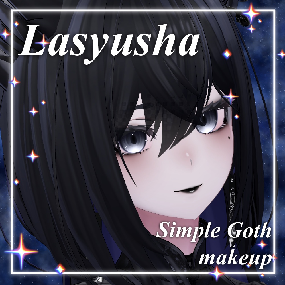 [Lasyusha] Simple Goth Makeup