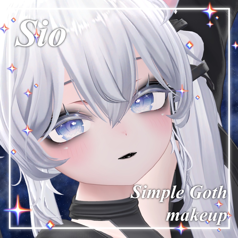 [Sio ver 2.0] Simple Goth Makeup