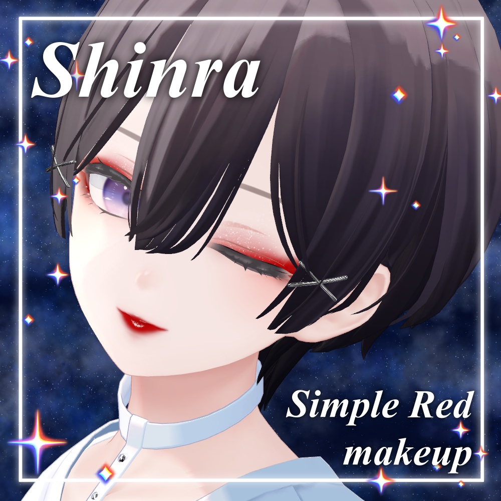 [Shinra] Simple Red Makeup