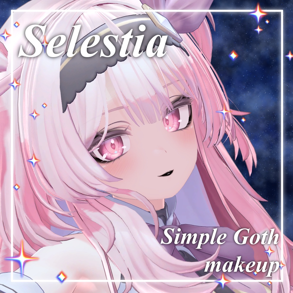 [Selestia] Simple Goth Makeup
