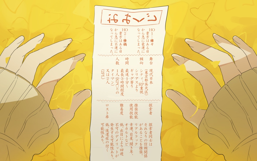 【クトゥルフ神話TRPG】燦々惨禍