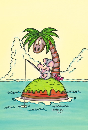 ポストカード釣り