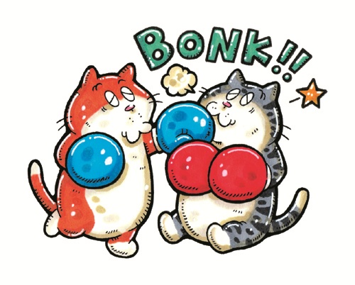 コンニャロ猫ステッカー