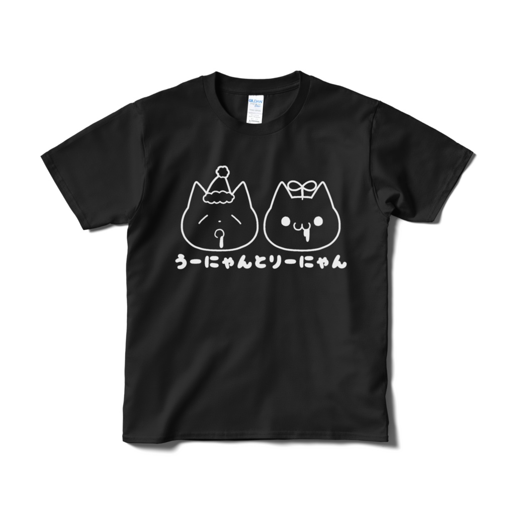 うーにゃんとりーにゃんTシャツ（ダサかわ）