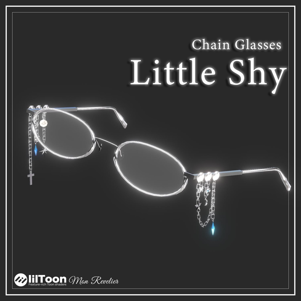 【VRC想定】『Little shy...』Chain glasses