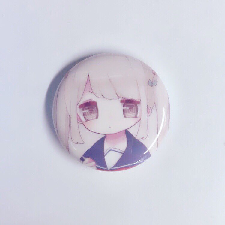 こむぎ缶バッジ　A