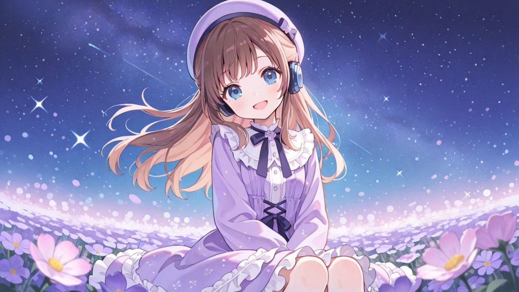 【フリーBGM】Lilac Stardrop Shuffle｜Butterfly Bit Beat