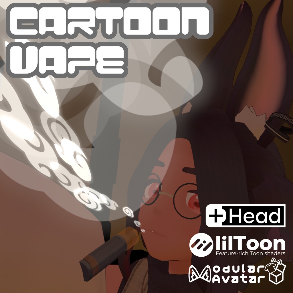 【オリジナル3Dモデル】Cartoon Vape【VRChat】