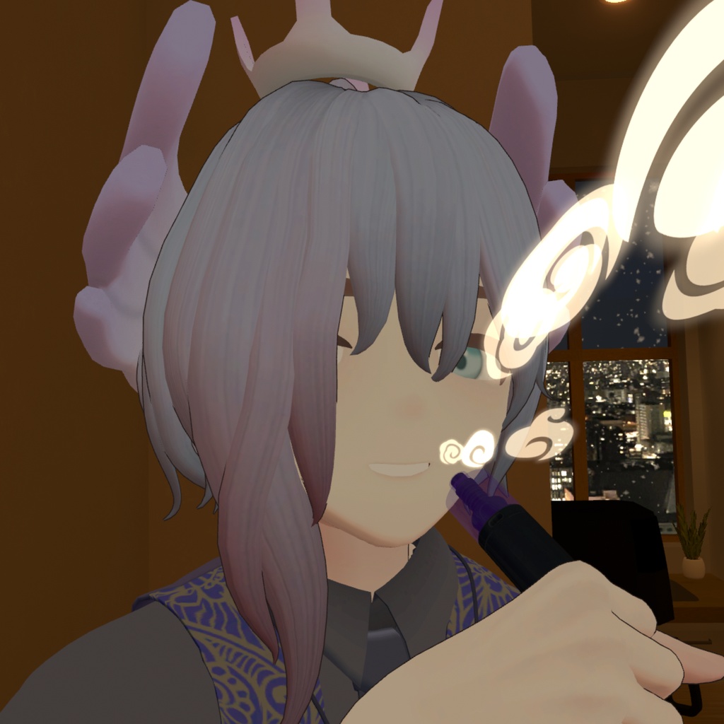 【オリジナル3Dモデル】Cartoon Vape【VRChat】