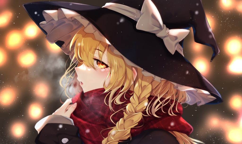 東方project 霧雨魔理沙 プレイマット デスクマット ラバーマット 未