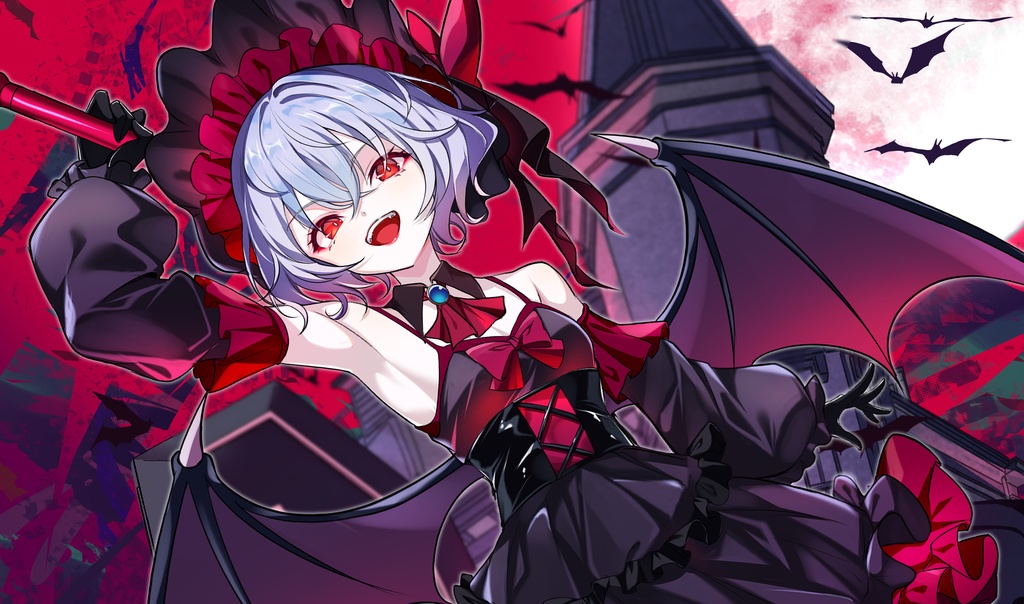 レミリア・スカーレット　死神ver　プレイマット【受注生産】
