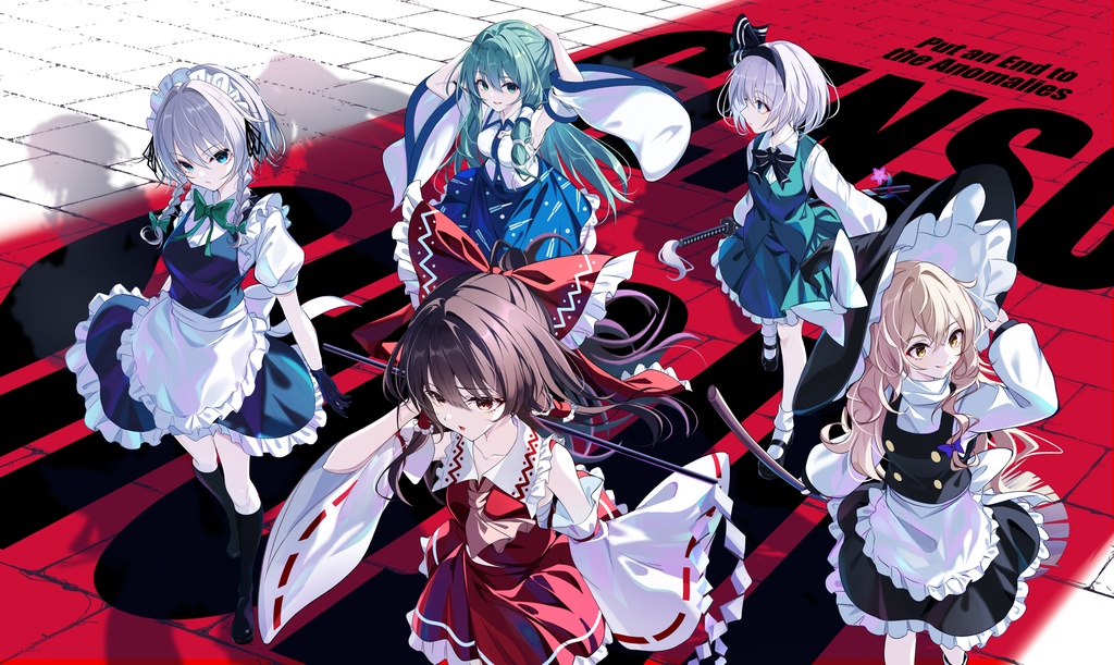 プレイマット　ANOMALY RESOLVERS 赤