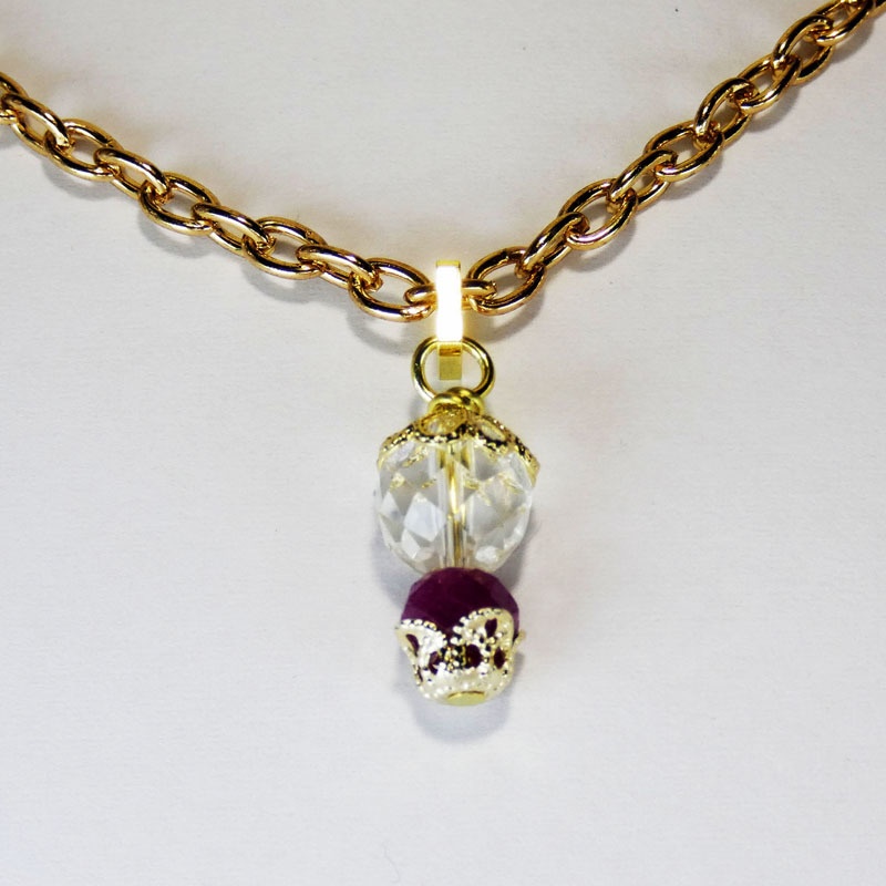 開運お守りアクセサリー・金運 ペンダントヘッド2個セット