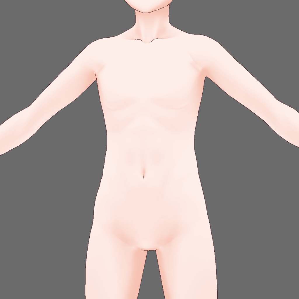 【VRoid用テクスチャ】【ベータ版・正式版対応】肌テクスチャ・改