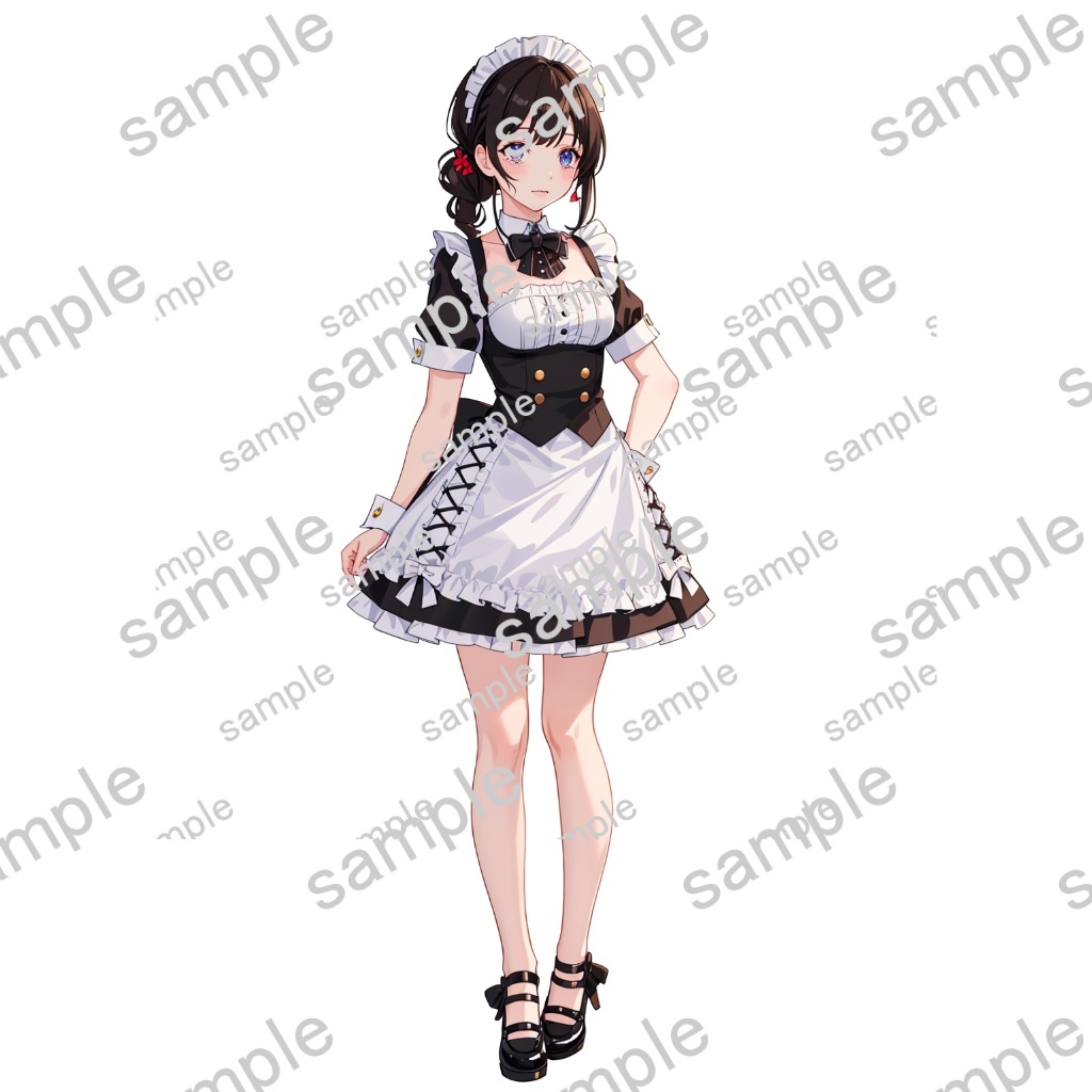 【立ち絵素材】女性/Vtuber/メイド【商用利用可能】