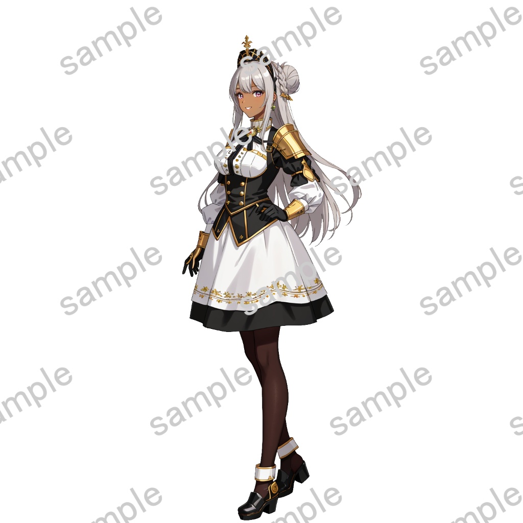 【立ち絵素材】女性/Vtuber/褐色/アラビアン【商用利用可能】