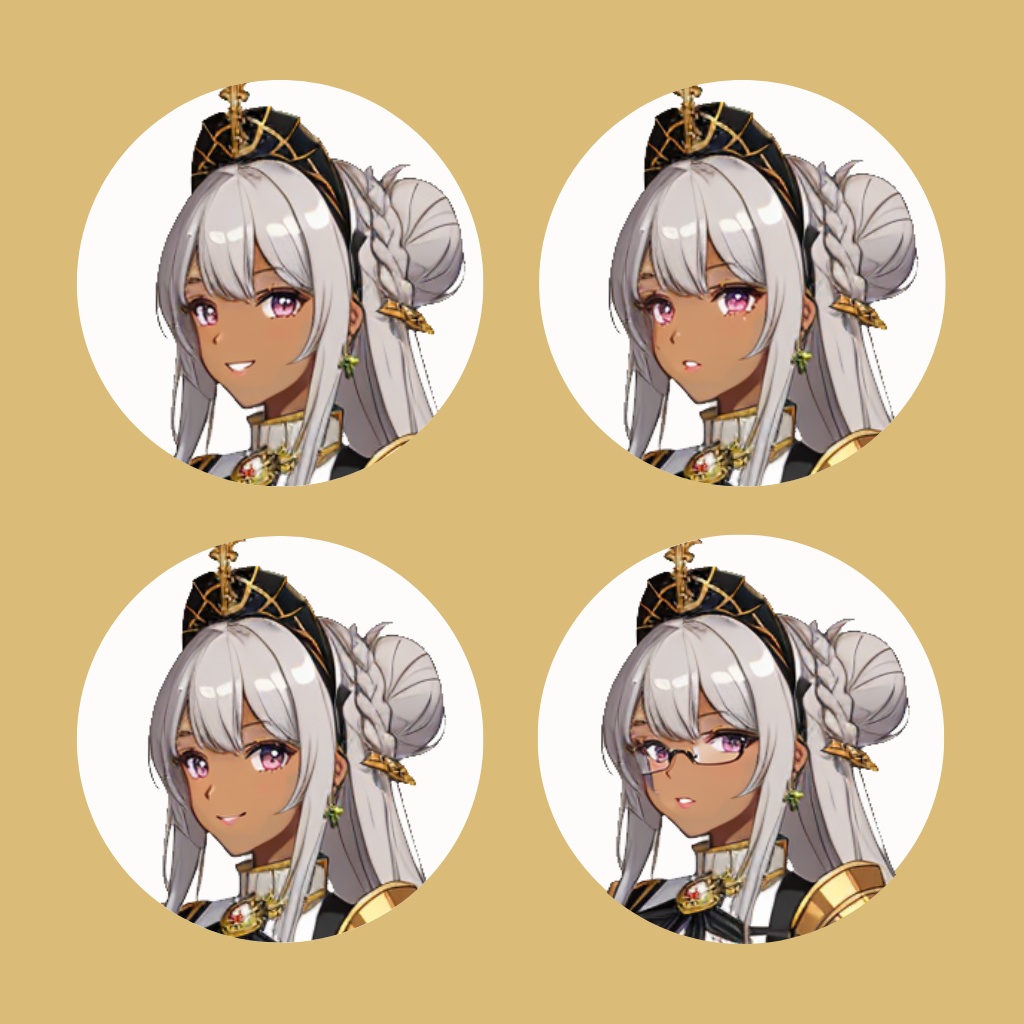 【立ち絵素材】女性/Vtuber/褐色/アラビアン【商用利用可能】