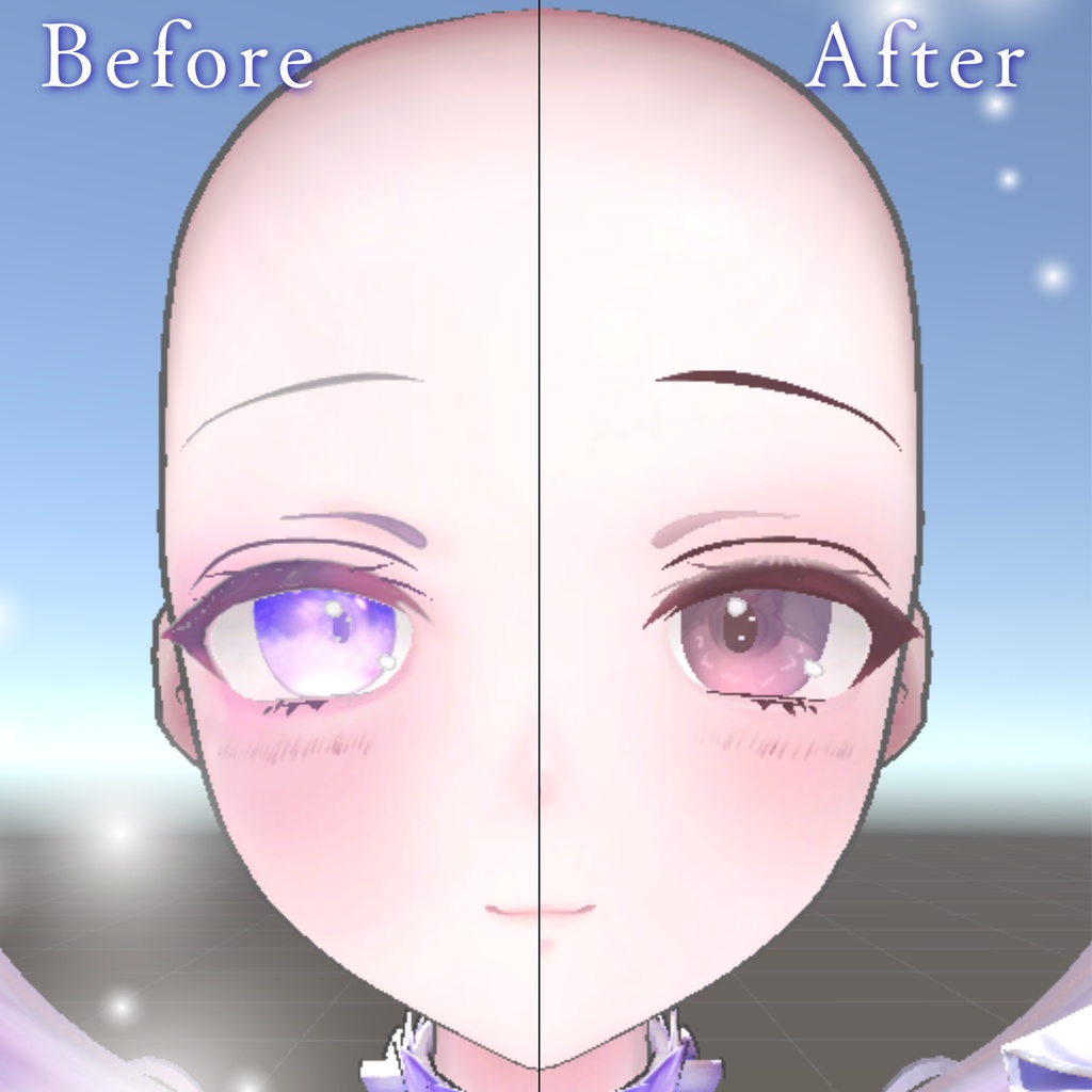 100円OFFセール❗❗✨【たゆた専用】カジュアルキュート Make up & Eye texture ギミック対応