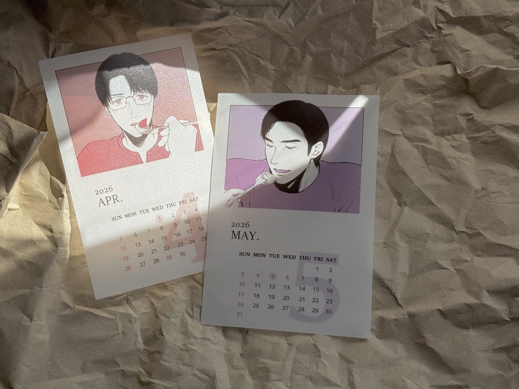 狂聡ポストカードカレンダー