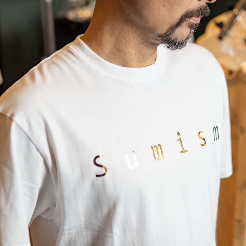 ロゴTシャツホワイト 高山額縁Tシャツ展ver