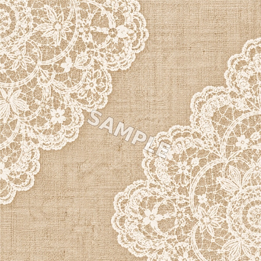 デザインペーパー|Antique Rose & Lace|10枚セット