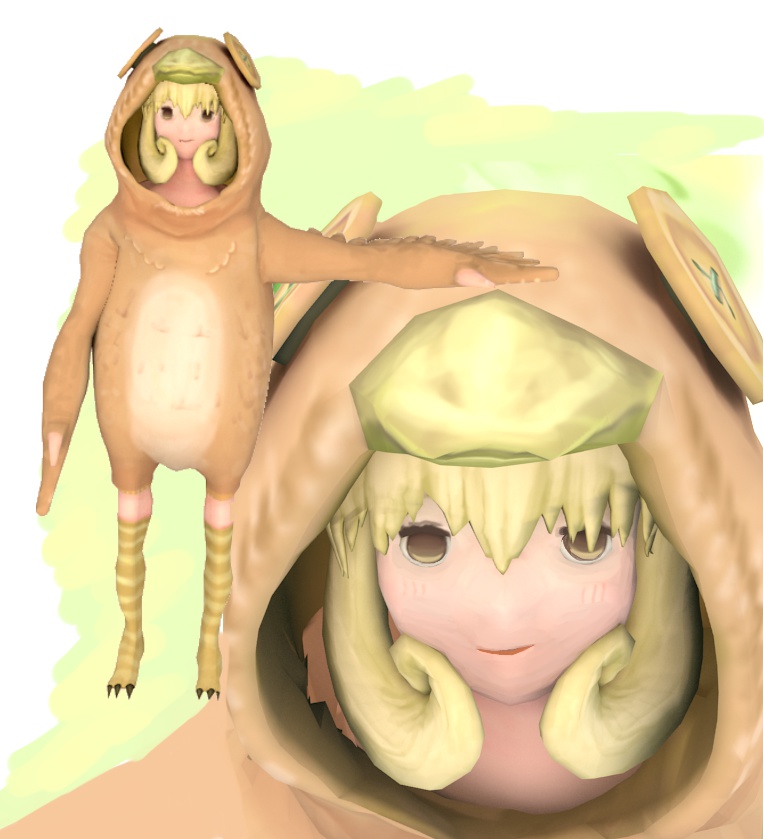 着ぐるみ鳥子