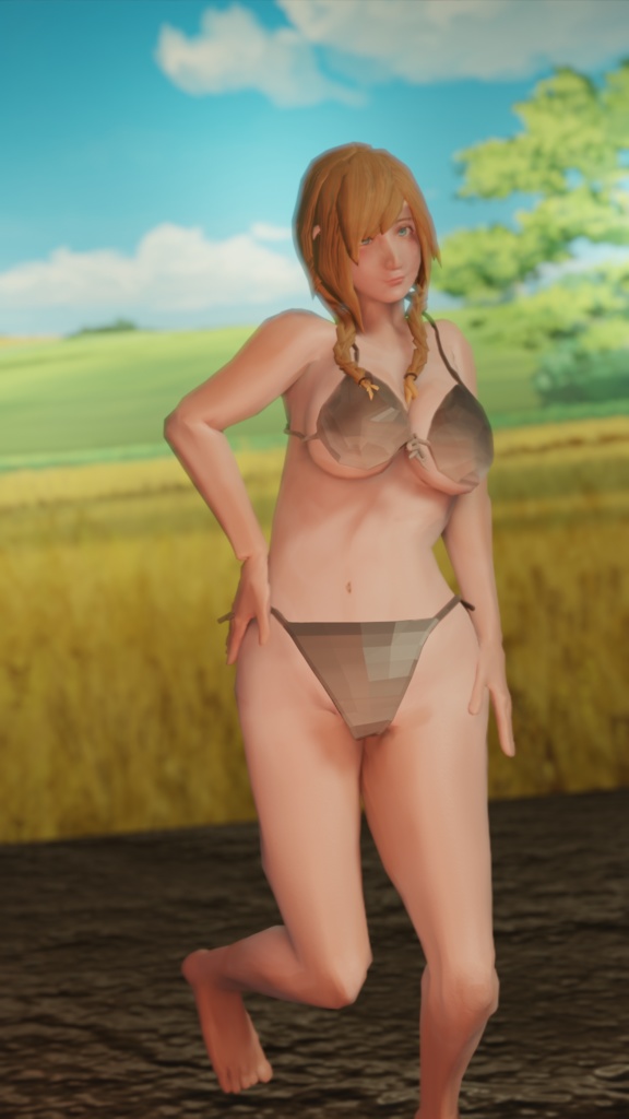 人族の娘【オリジナル3Dモデル】