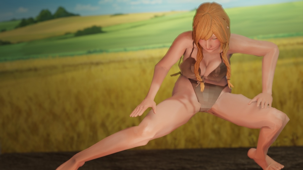 人族の娘【オリジナル3Dモデル】