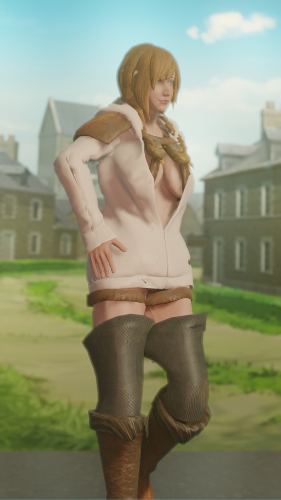 人族の娘【オリジナル3Dモデル】