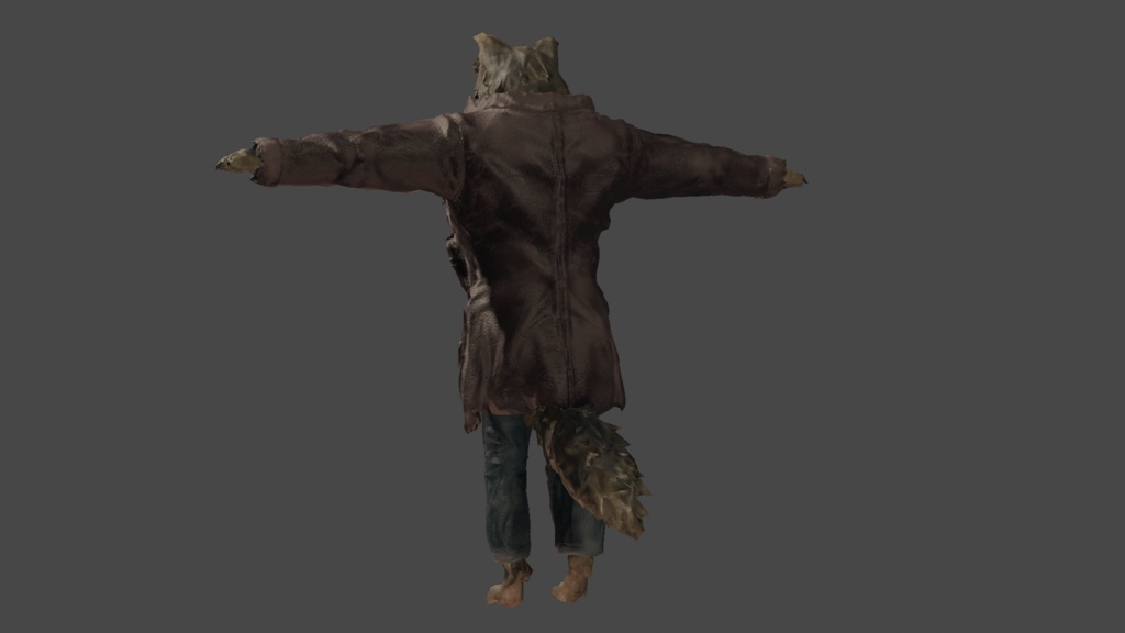 もふもふでかわいい人狼アバター