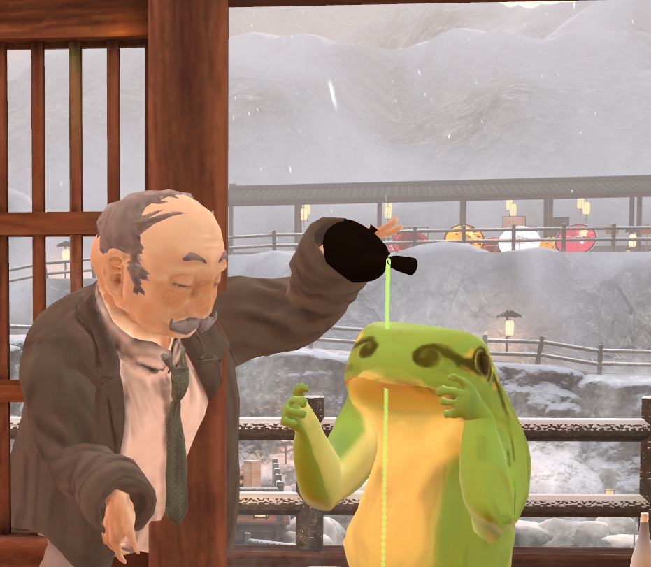 【3Dモデル】道行を照らしてくれそうなおじいちゃん