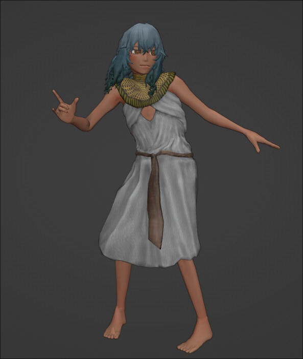 【3Dモデル】ノラ【FacialTracking対応アバター】