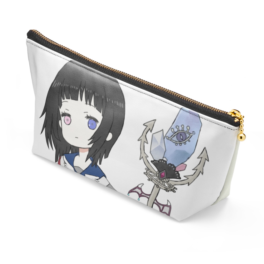 ぱっつん少女のポーチ