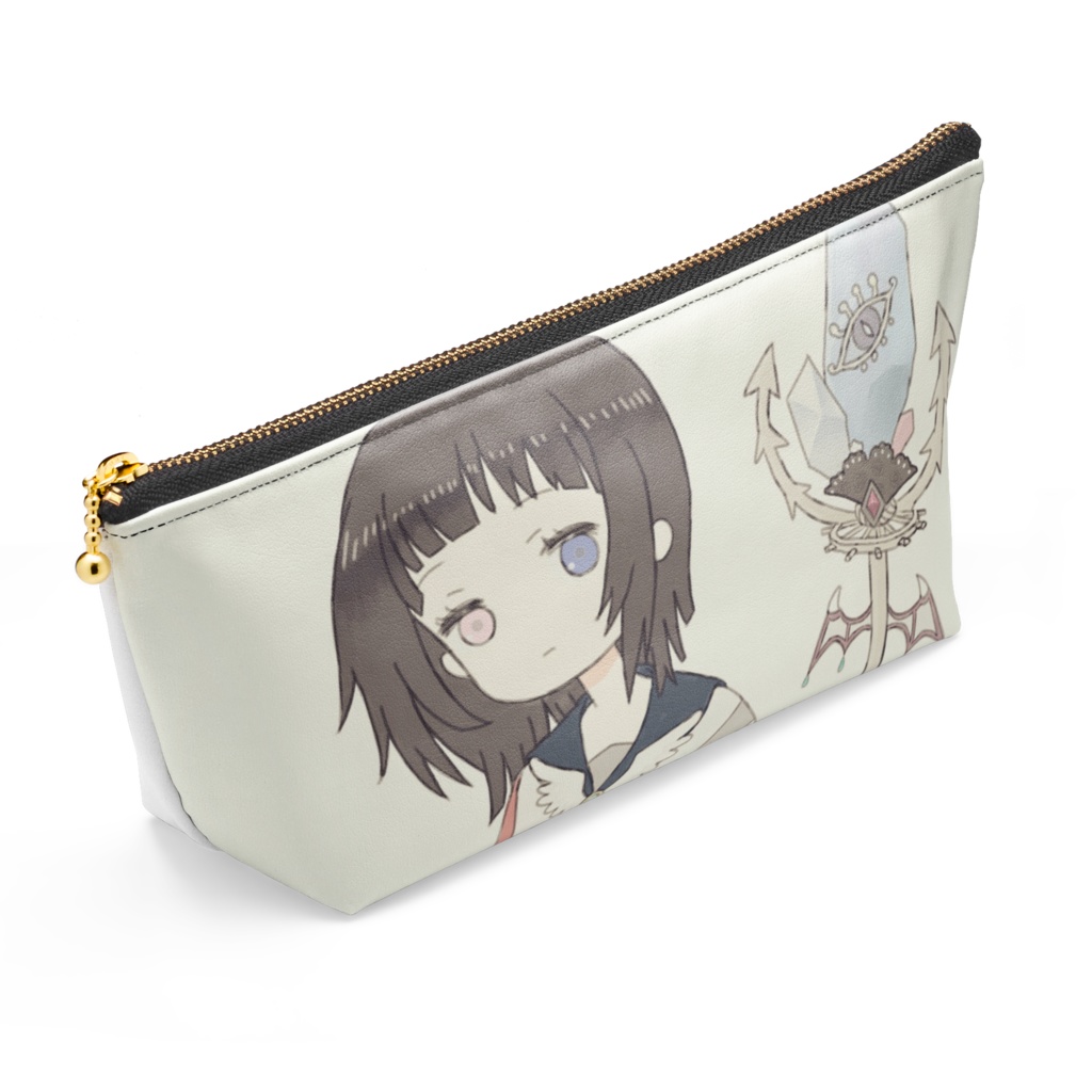 ぱっつん少女のポーチ