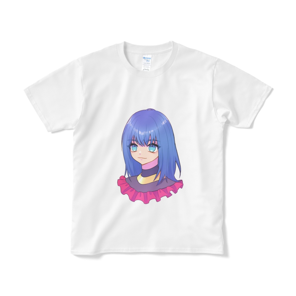 青髪少女のTシャツ