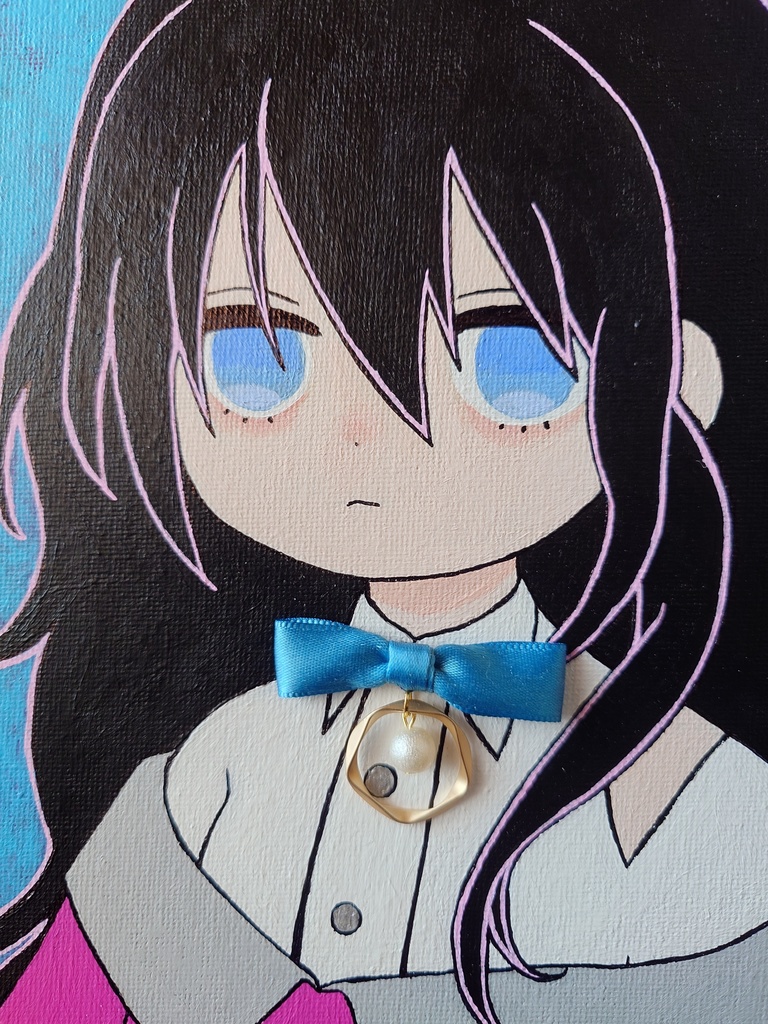 手描きキャンバスイラスト