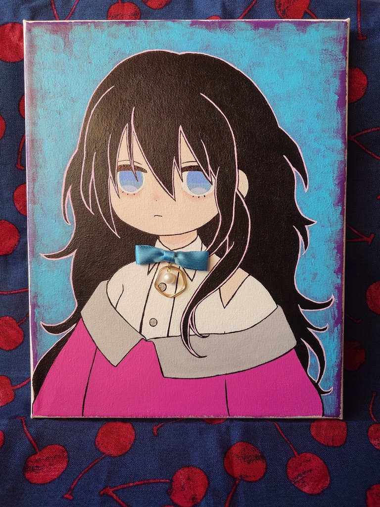 手描きキャンバスイラスト
