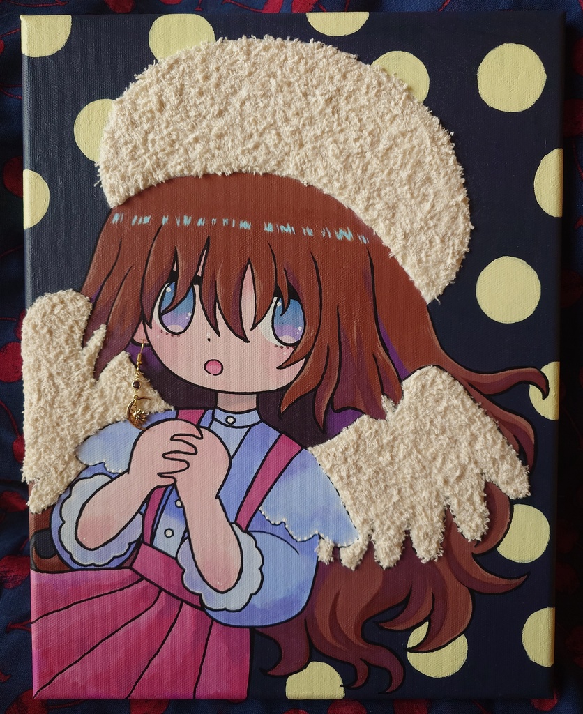 モコモコ羽の天使ちゃん