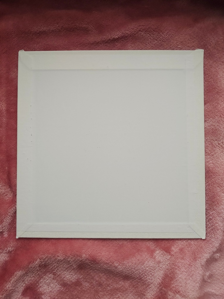 青髪少女/キャンバスボード